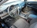 2017 Midnight Black Metallic Toyota Camry LE  photo #4