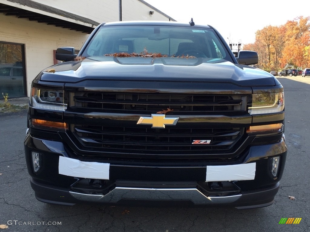 2017 Silverado 1500 LT Double Cab 4x4 - Black / Jet Black photo #2