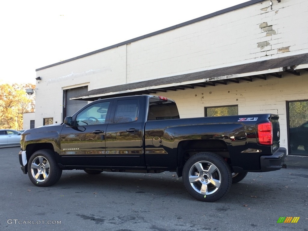 2017 Silverado 1500 LT Double Cab 4x4 - Black / Jet Black photo #6