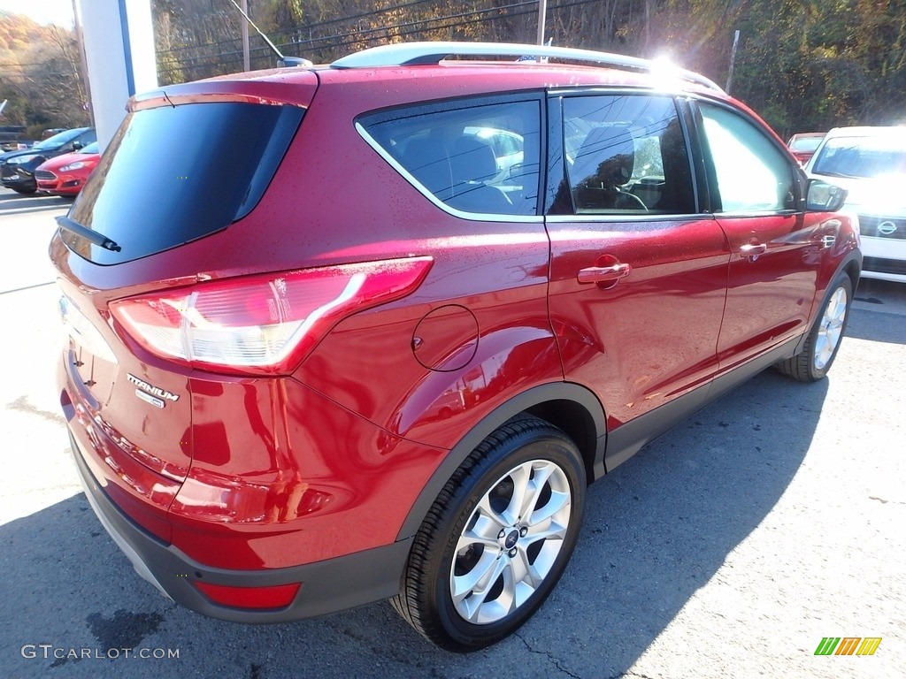 2016 Escape Titanium 4WD - Ruby Red Metallic / Charcoal Black photo #2