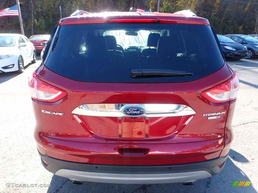 2016 Escape Titanium 4WD - Ruby Red Metallic / Charcoal Black photo #3