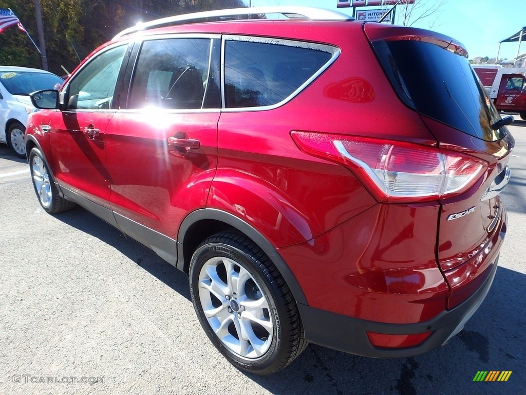 2016 Escape Titanium 4WD - Ruby Red Metallic / Charcoal Black photo #5