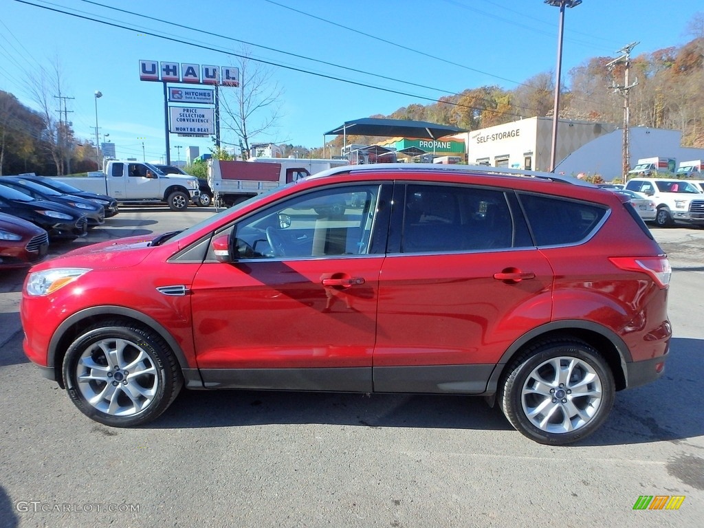 2016 Escape Titanium 4WD - Ruby Red Metallic / Charcoal Black photo #6