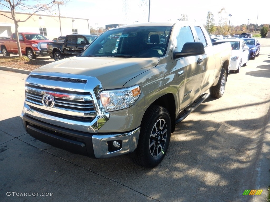 2017 Tundra SR5 Double Cab 4x4 - Quicksand / Black photo #1