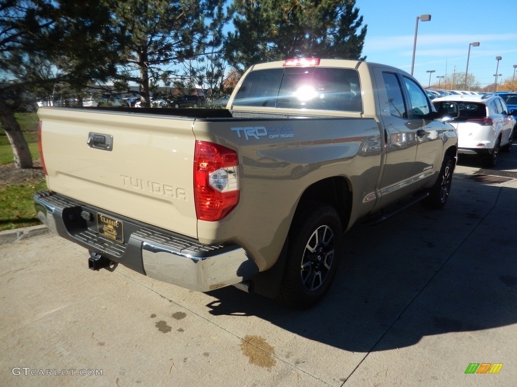 2017 Tundra SR5 Double Cab 4x4 - Quicksand / Black photo #2