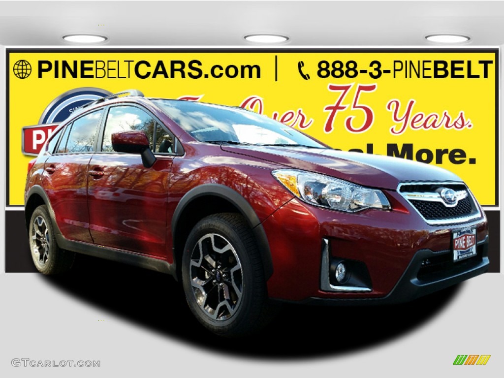 2017 Crosstrek 2.0i Premium - Venetian Red Pearl / Ivory photo #1