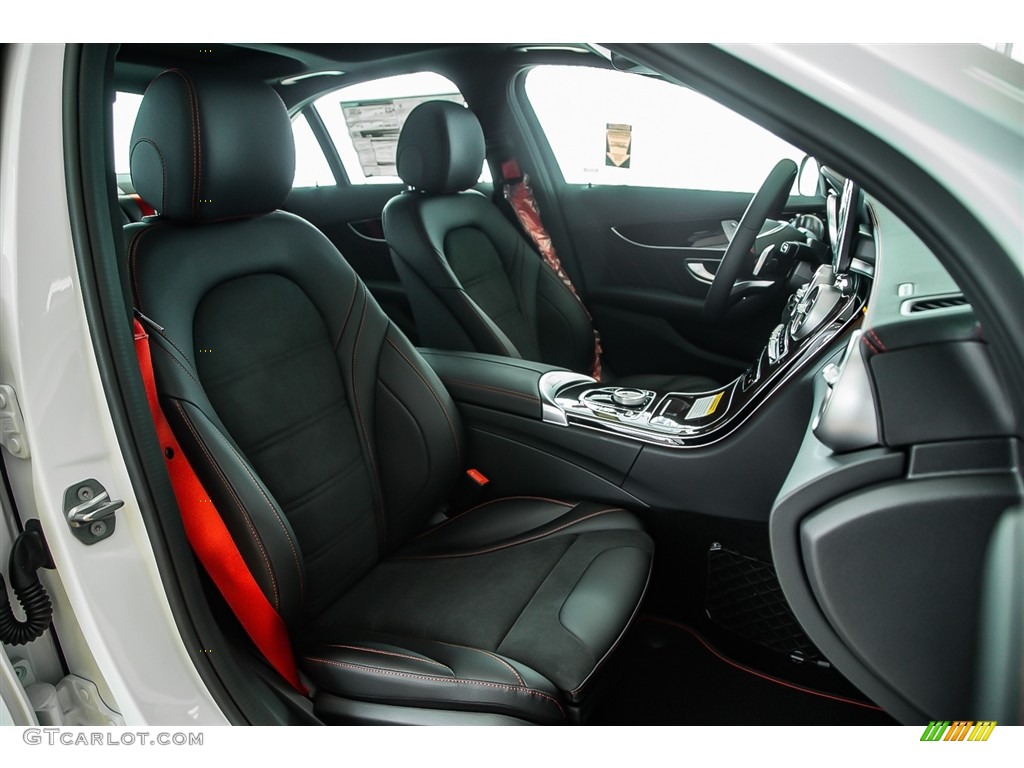 AMG Black/DINAMICA Interior 2017 Mercedes-Benz C 43 AMG 4Matic Sedan Photo #116964967