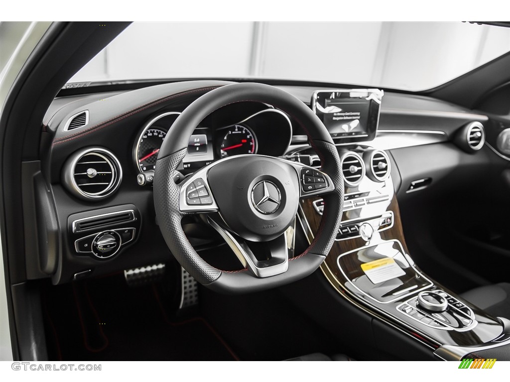 2017 Mercedes-Benz C 43 AMG 4Matic Sedan AMG Black/DINAMICA Dashboard Photo #116965057