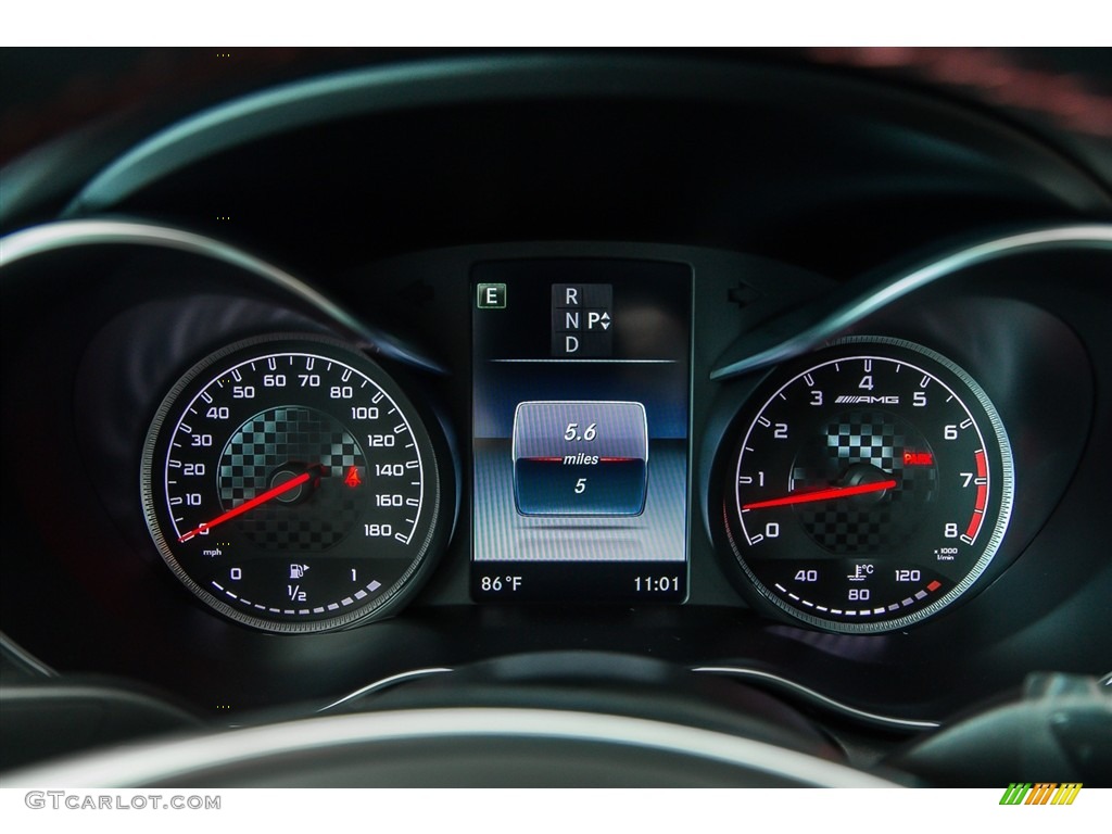 2017 Mercedes-Benz C 43 AMG 4Matic Sedan Gauges Photo #116965081