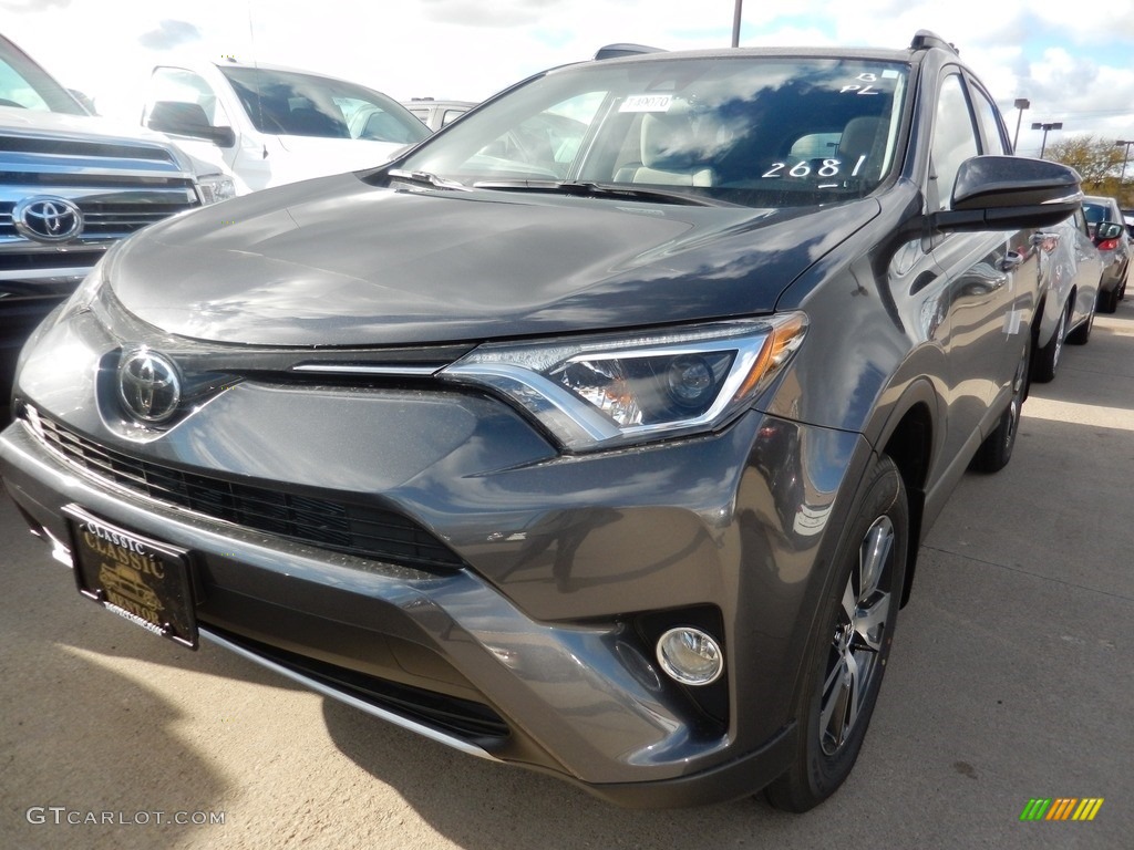 2017 RAV4 XLE AWD - Magnetic Gray Metallic / Ash photo #1