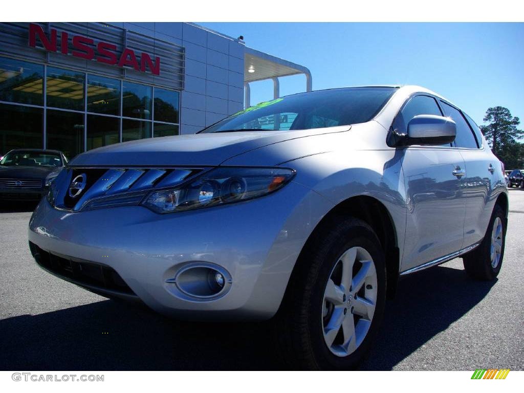 2009 Murano SL - Brilliant Silver Metallic / Beige photo #2