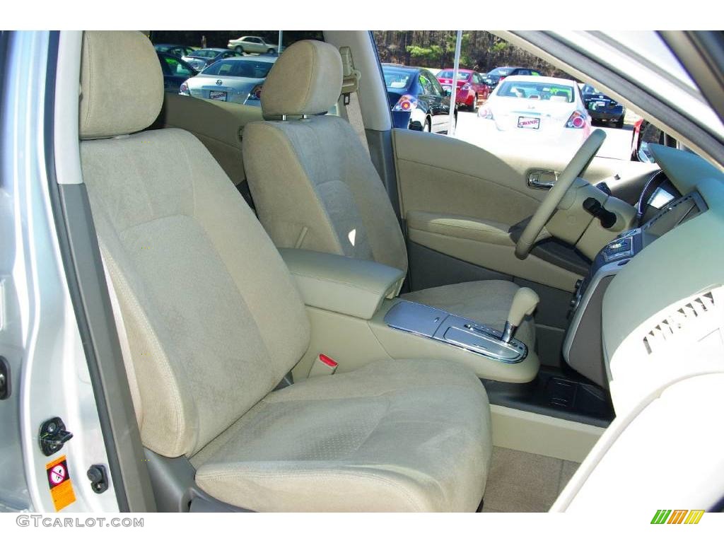 2009 Murano SL - Brilliant Silver Metallic / Beige photo #12