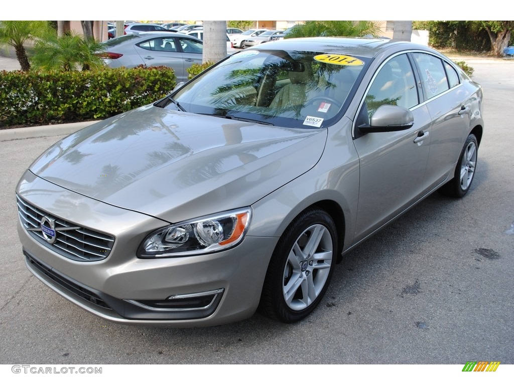 2014 S60 T5 - Seashell Metallic / Soft Beige photo #4