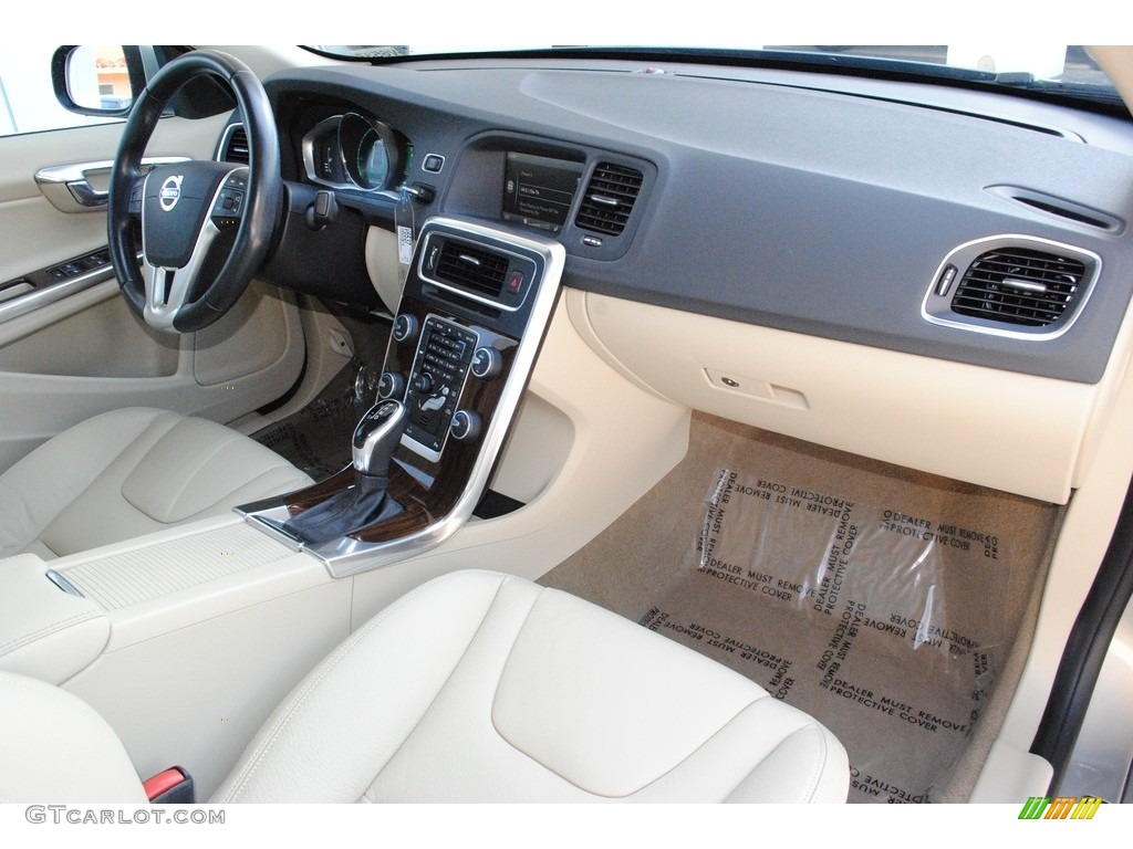 2014 S60 T5 - Seashell Metallic / Soft Beige photo #18