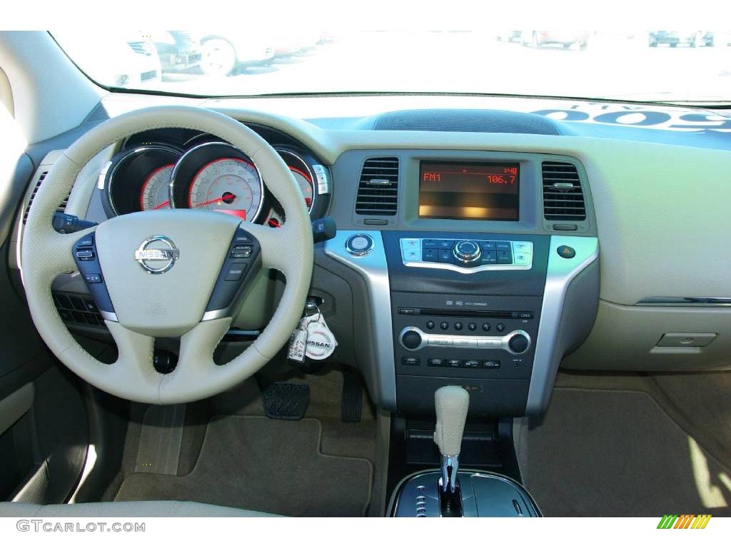 2009 Murano SL - Brilliant Silver Metallic / Beige photo #16
