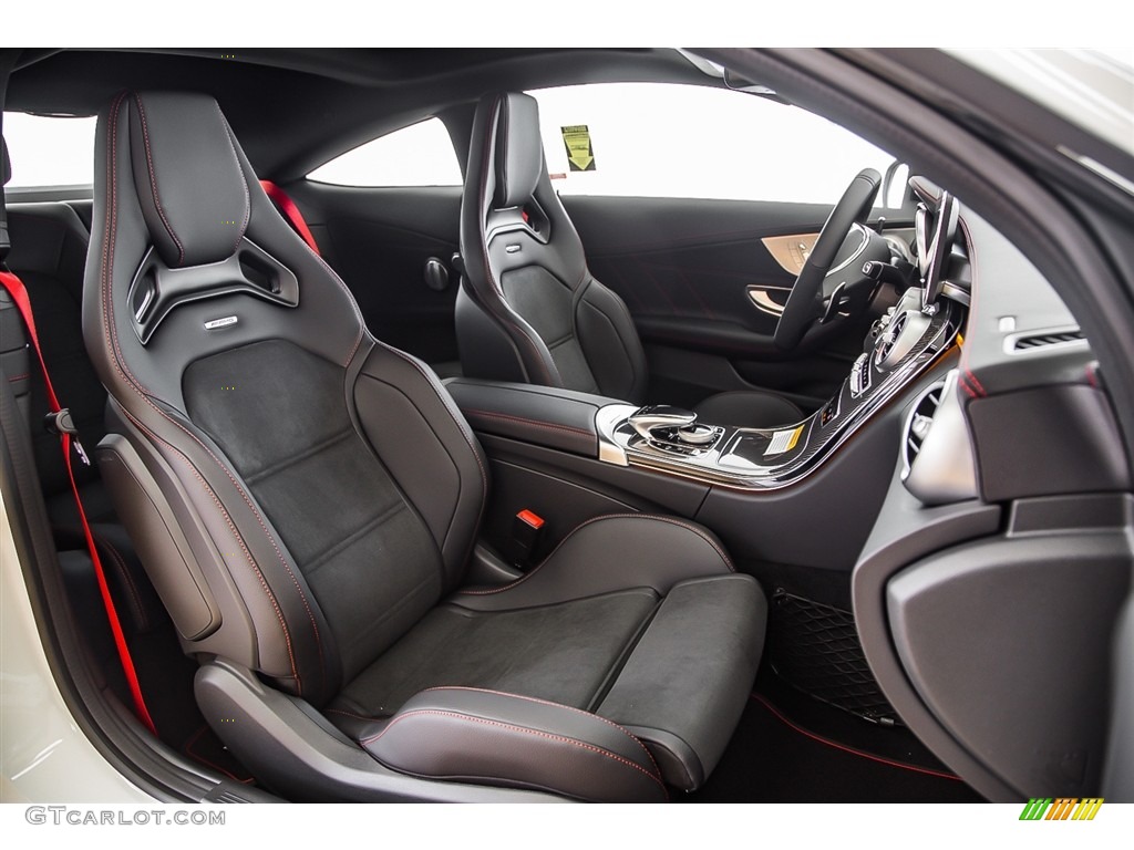 AMG Black/DINAMICA Interior 2017 Mercedes-Benz C 43 AMG 4Matic Coupe Photo #116967523
