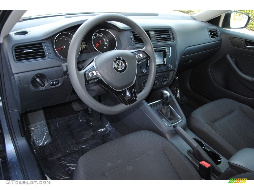 Titan Black Interior 2016 Volkswagen Jetta S Photo #116967604