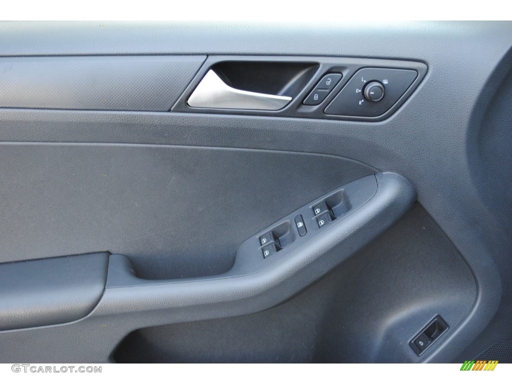 2016 Volkswagen Jetta S Titan Black Door Panel Photo #116967652