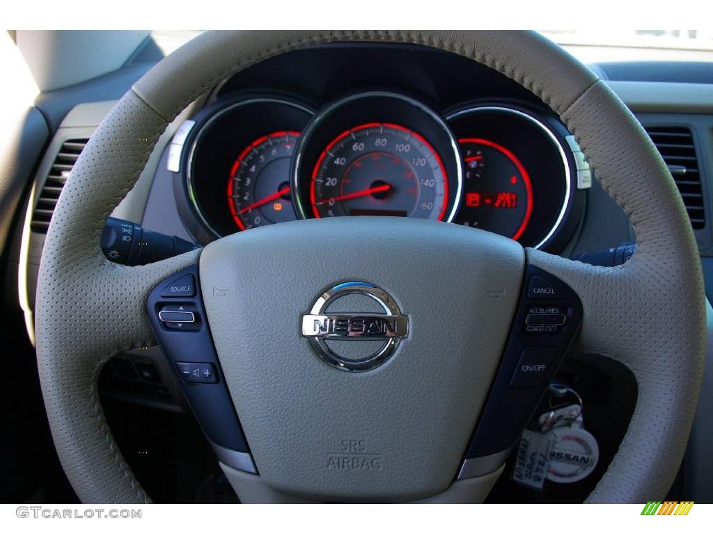 2009 Murano SL - Brilliant Silver Metallic / Beige photo #17