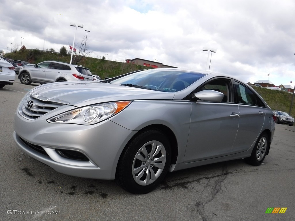 2013 Sonata GLS - Radiant Silver / Gray photo #4