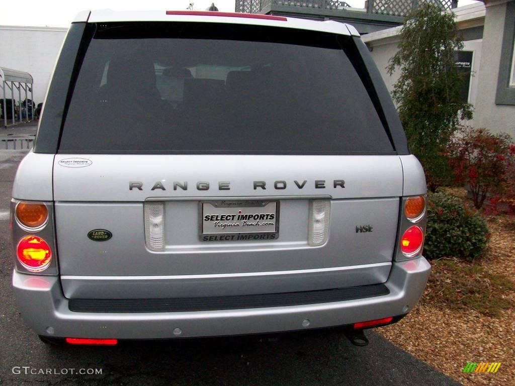 2005 Range Rover HSE - Zambezi Silver Metallic / Charcoal/Jet photo #6