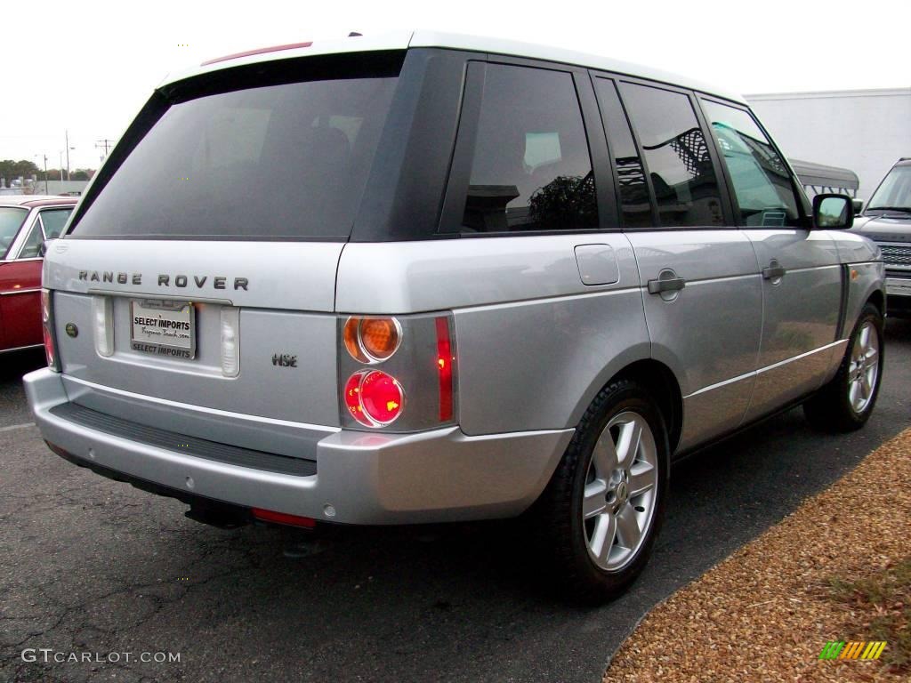 2005 Range Rover HSE - Zambezi Silver Metallic / Charcoal/Jet photo #7