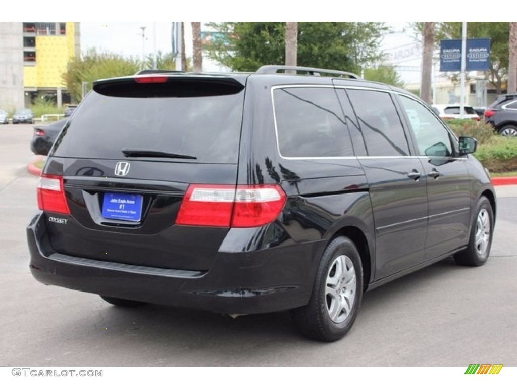 2007 Odyssey EX-L - Nighthawk Black Pearl / Ivory photo #7