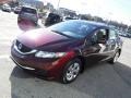 Crimson Pearl - Civic LX Sedan Photo No. 5