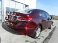 Crimson Pearl - Civic LX Sedan Photo No. 9