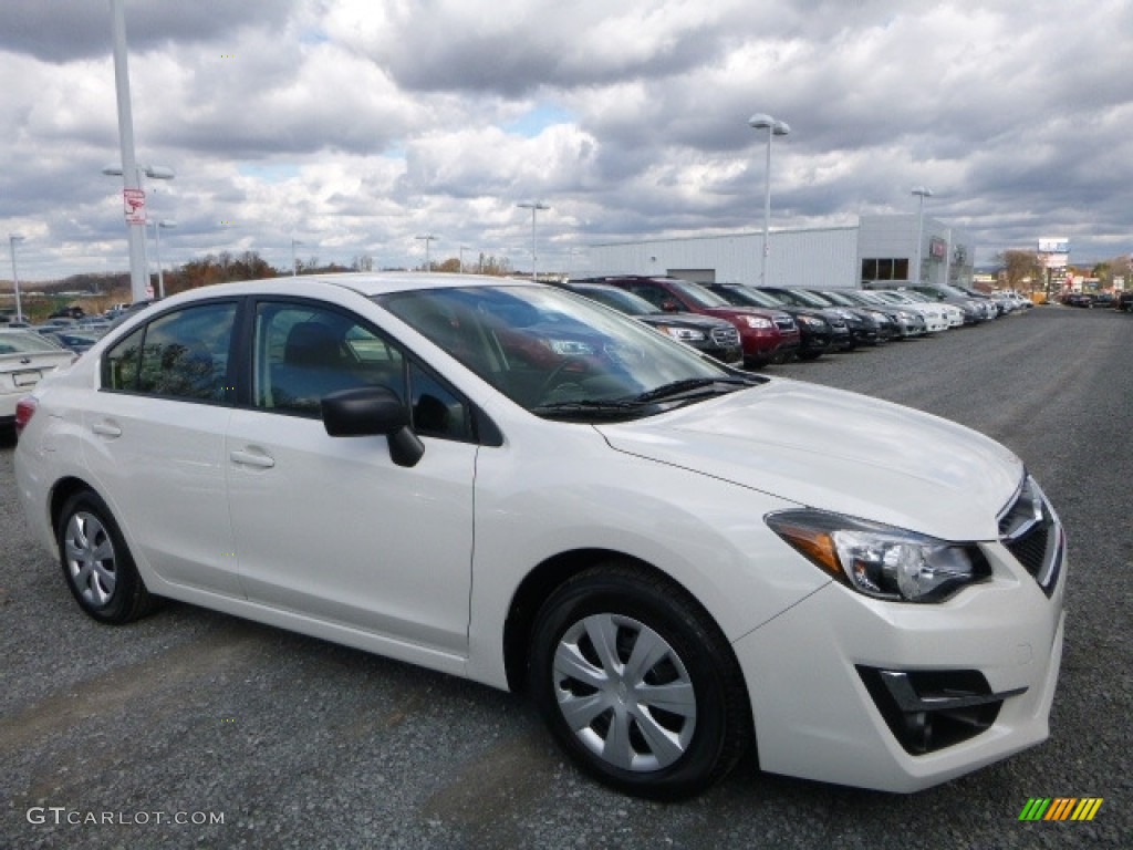 2016 Impreza 2.0i 4-door - Crystal White Pearl / Ivory photo #1