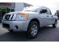 2009 Radiant Silver Nissan Titan XE Crew Cab  photo #2