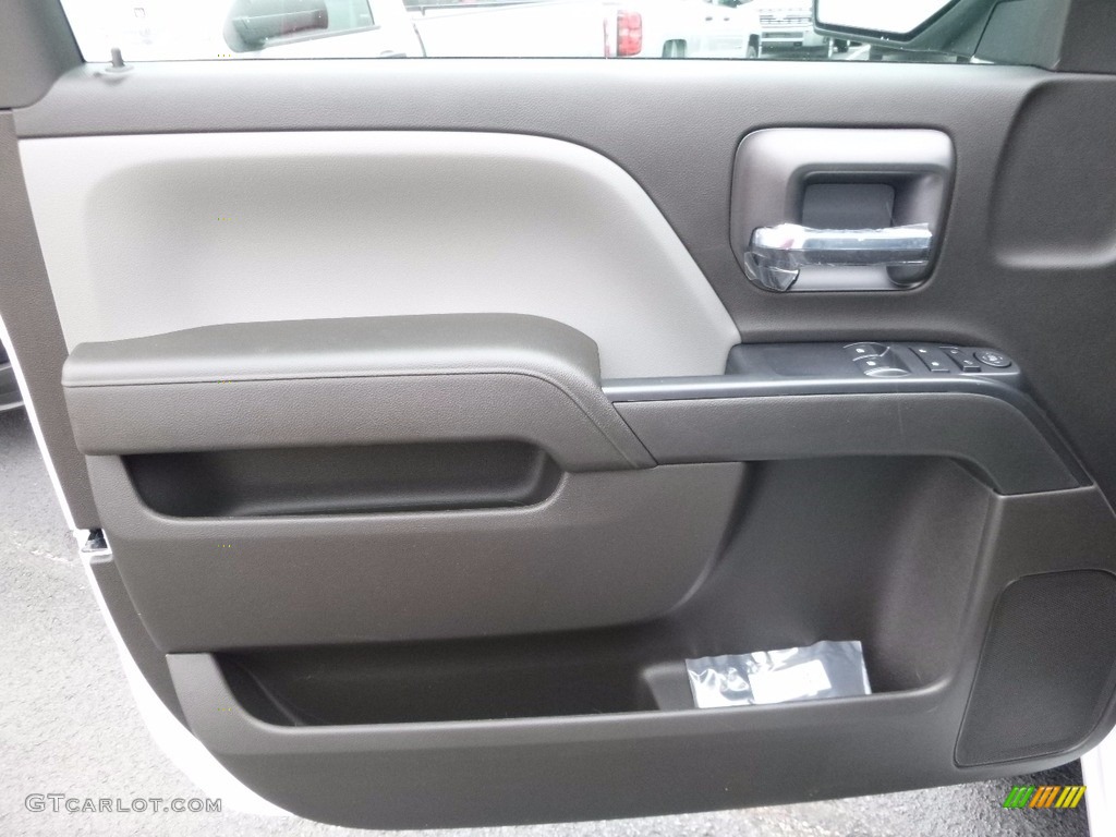 2017 Chevrolet Silverado 1500 WT Regular Cab 4x4 Dark Ash/Jet Black Door Panel Photo #116973790
