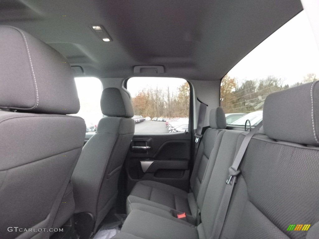 Jet Black Interior 2017 Chevrolet Silverado 1500 LT Double Cab 4x4 Photo #116974117