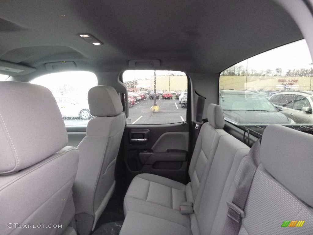 Dark Ash/Jet Black Interior 2017 Chevrolet Silverado 1500 Custom Double Cab 4x4 Photo #116974492