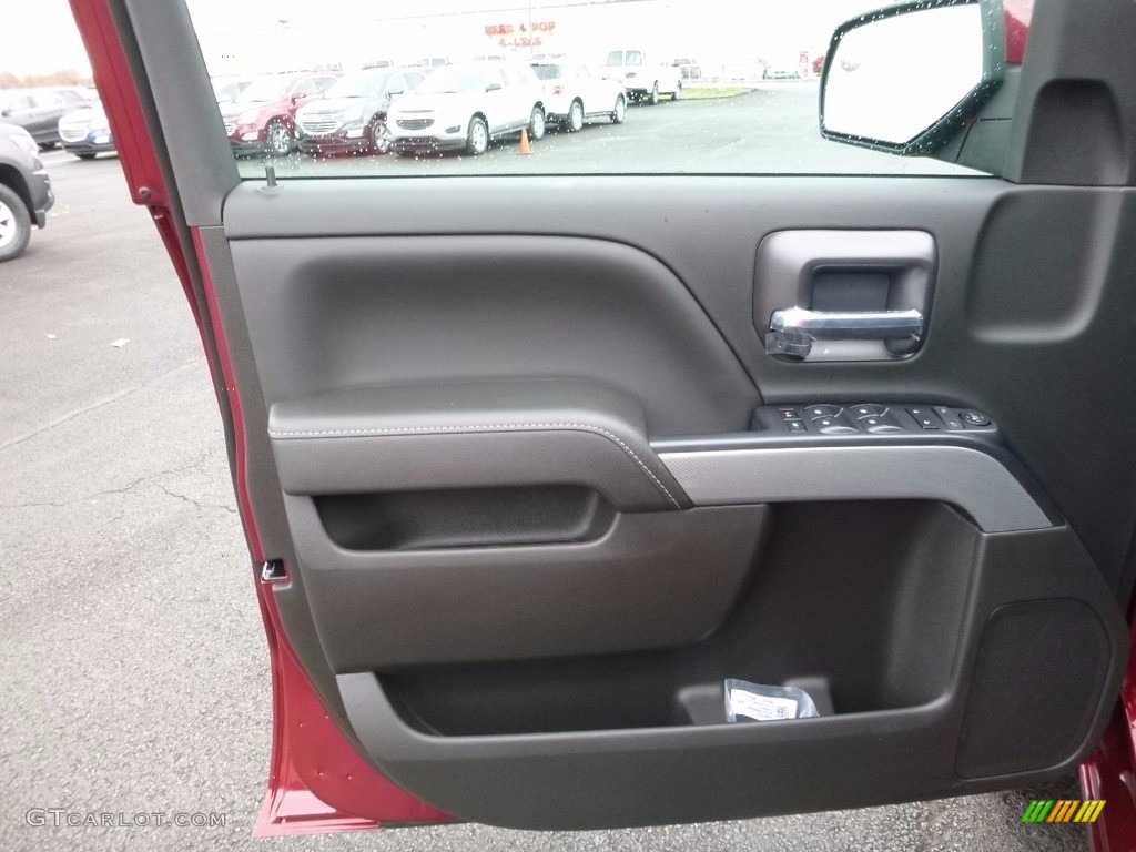 2017 Chevrolet Silverado 1500 LT Double Cab 4x4 Jet Black Door Panel Photo #116974888
