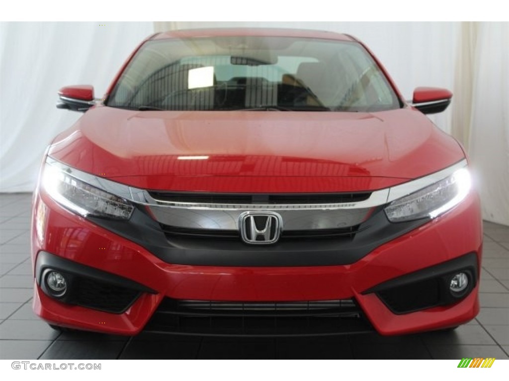Rallye Red 2017 Honda Civic Touring Sedan Exterior Photo #116975182