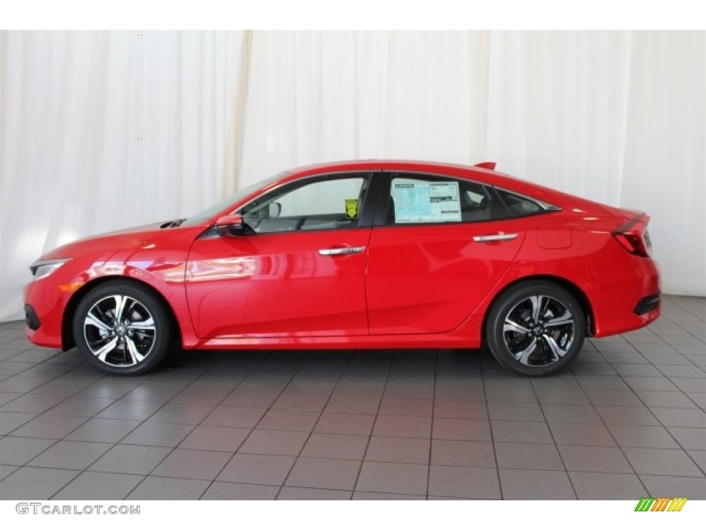Rallye Red 2017 Honda Civic Touring Sedan Exterior Photo #116975185