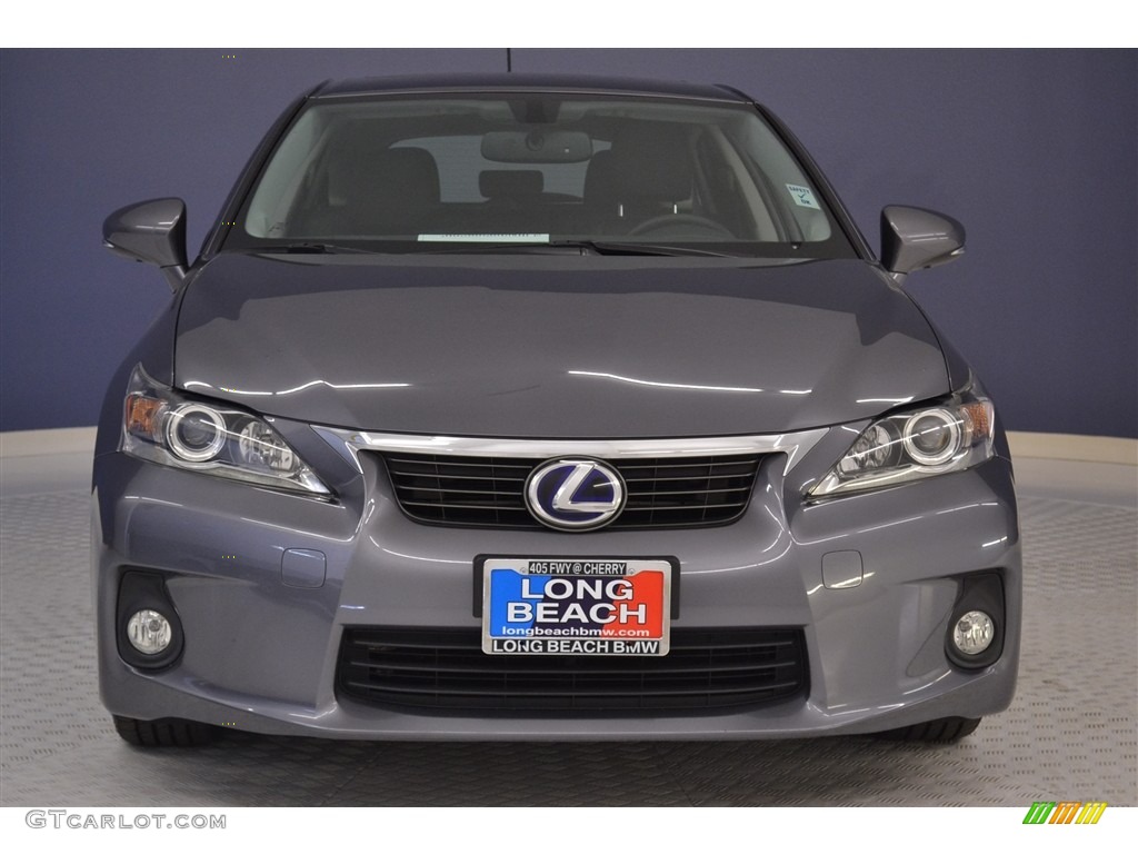2013 CT 200h Hybrid - Nebula Gray Pearl / Black photo #2