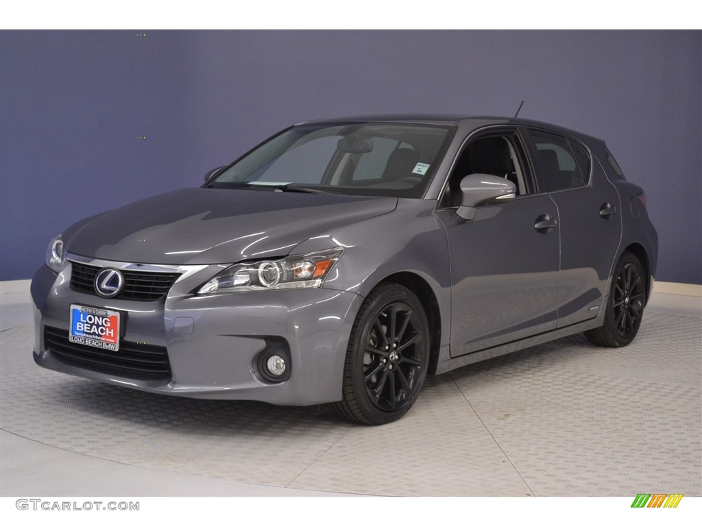 2013 CT 200h Hybrid - Nebula Gray Pearl / Black photo #3