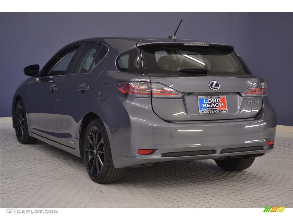 2013 CT 200h Hybrid - Nebula Gray Pearl / Black photo #5