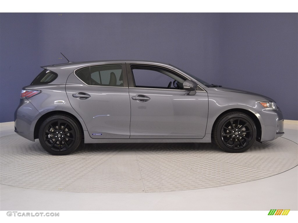 2013 CT 200h Hybrid - Nebula Gray Pearl / Black photo #8