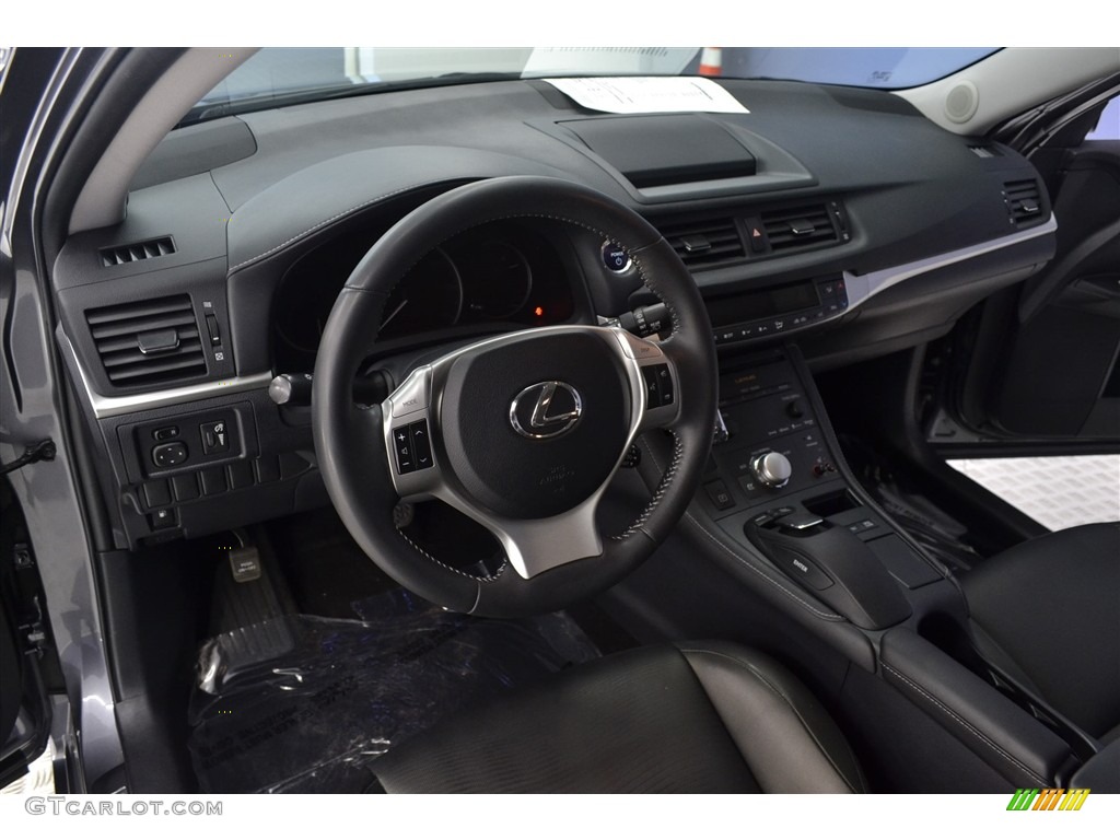 2013 CT 200h Hybrid - Nebula Gray Pearl / Black photo #11