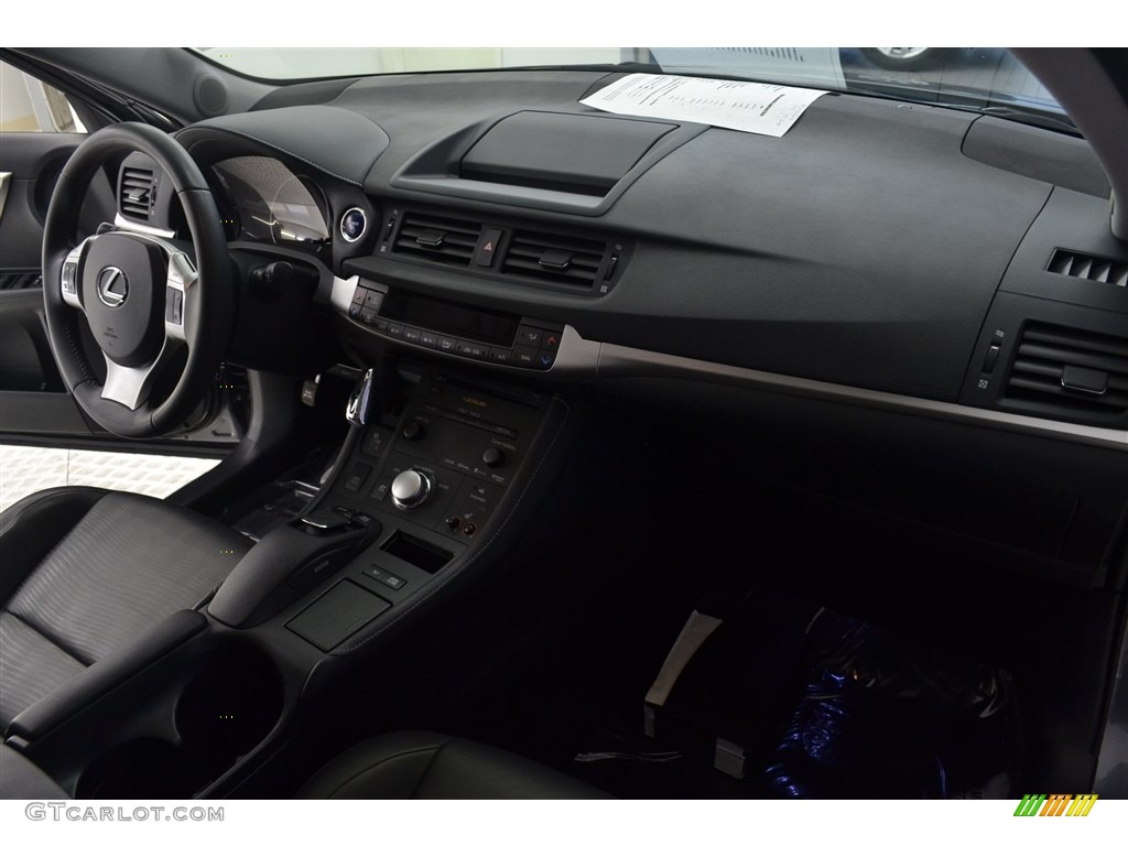 2013 CT 200h Hybrid - Nebula Gray Pearl / Black photo #16