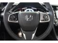 Black/Gray 2017 Honda Civic Touring Coupe Steering Wheel