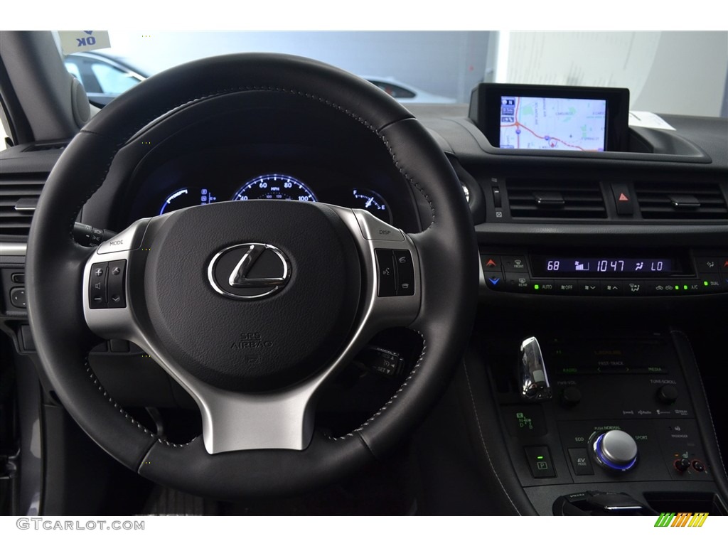 2013 CT 200h Hybrid - Nebula Gray Pearl / Black photo #29