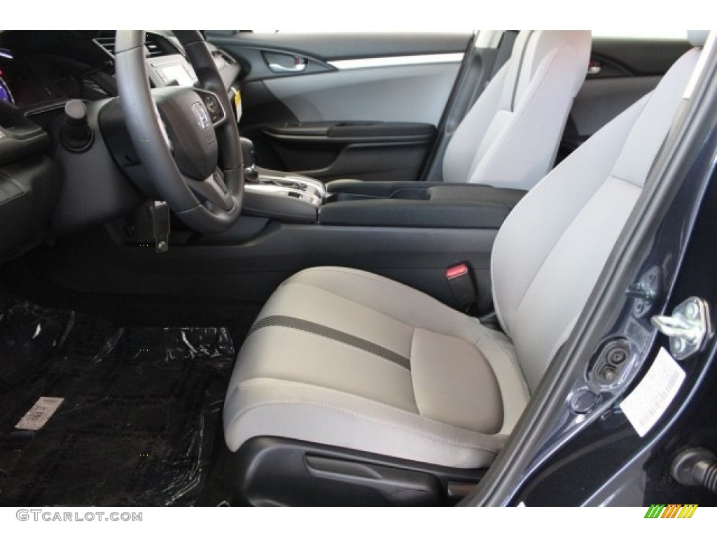 Gray Interior 2017 Honda Civic LX Sedan Photo #116976505