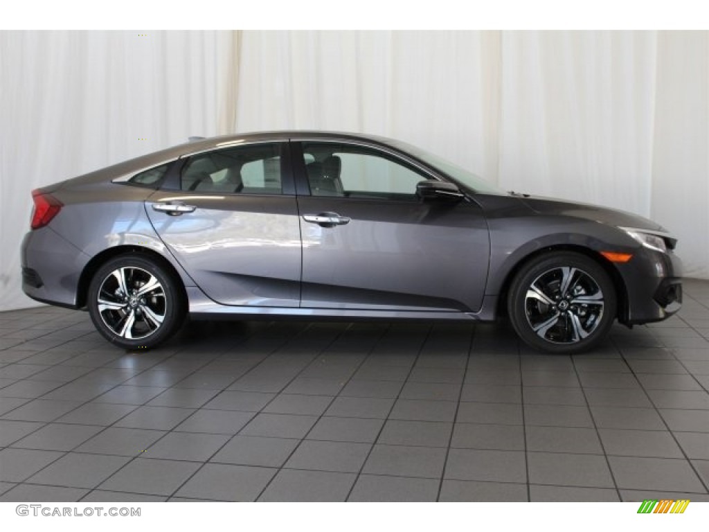 Modern Steel Metallic 2017 Honda Civic Touring Sedan Exterior Photo #116976757