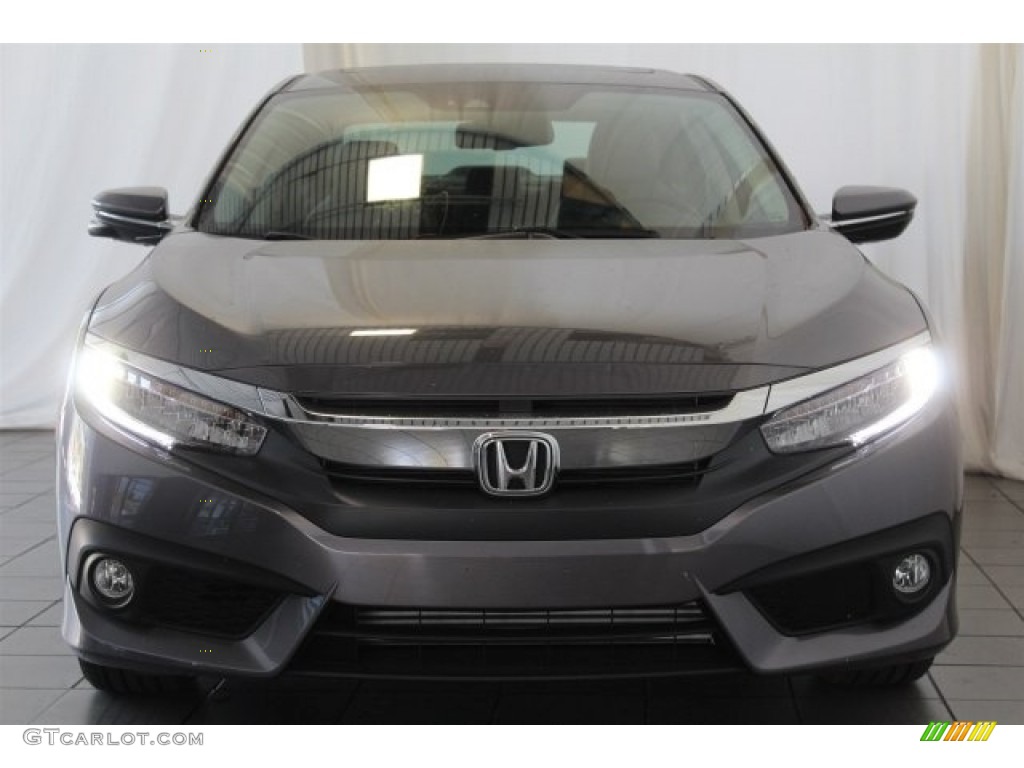 Modern Steel Metallic 2017 Honda Civic Touring Sedan Exterior Photo #116976766