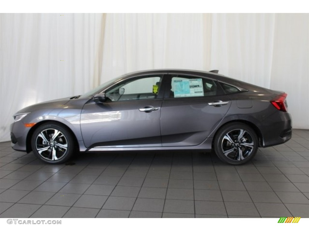 Modern Steel Metallic 2017 Honda Civic Touring Sedan Exterior Photo #116976781