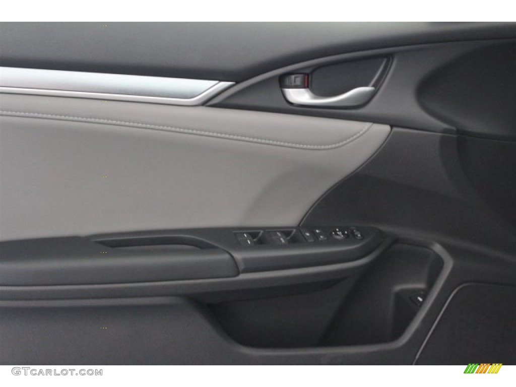 2017 Honda Civic Touring Sedan Gray Door Panel Photo #116976802